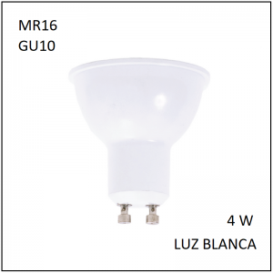 MiniSpot GU10 4W Blanca