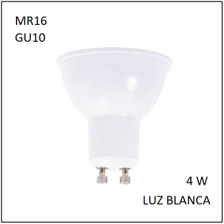 MiniSpot GU10 4W Blanca