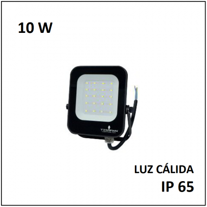 Reflector 10W IP65 Luz Calida