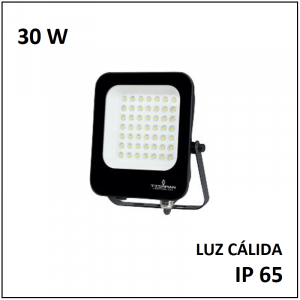 Reflector 30W IP65 Luz Calida
